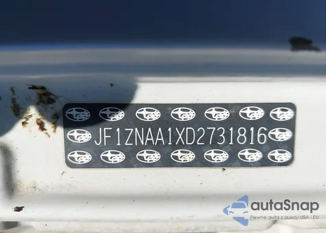 2013 Scion Fr-S из США, поврежденный, VIN JF1ZNAA1XD2731816